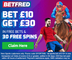 Betfred Sports Promo Code: Get £30 Free Bets and 30 Free Spins!